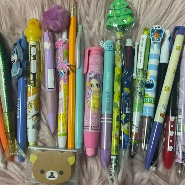 일괄 고전문구 세트 펜 지우개 한정판 희귀 문구 고전완구 샤프 산리오