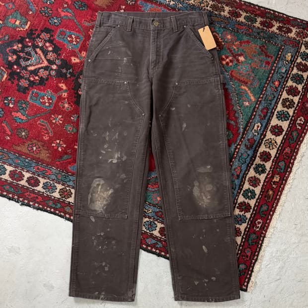 OG 칼하트 더블니 다크브라운 칼하트 B136 DKB 썩블니