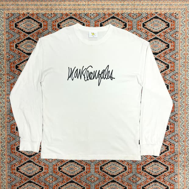 마크곤잘레스 스펠로고 화이트 긴팔티셔츠 남성L 