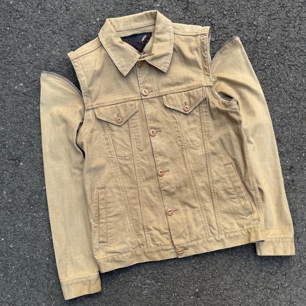 Kittle 키틀 지퍼 디테일 트러커자켓 