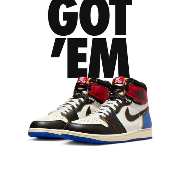 조던 1 유니온 프라그먼트