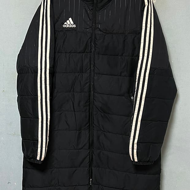 아디다스 티로15 남자 롱패딩 덕다운 블랙 L 100 