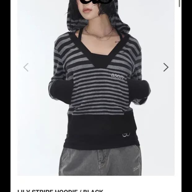 애즈온 릴리 스프라이프 후드티