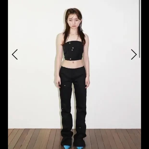 데어드 로우라이즈 팬츠 m( 새상품)