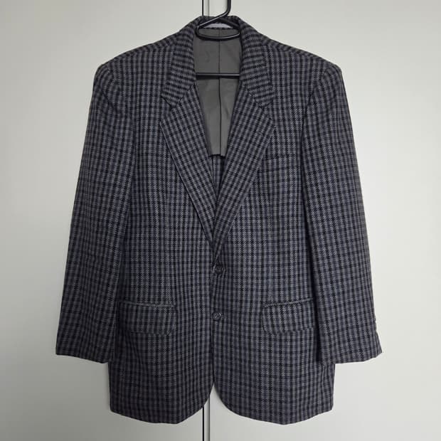 Angelo Saputo 울 블레이저 자켓 L(100)