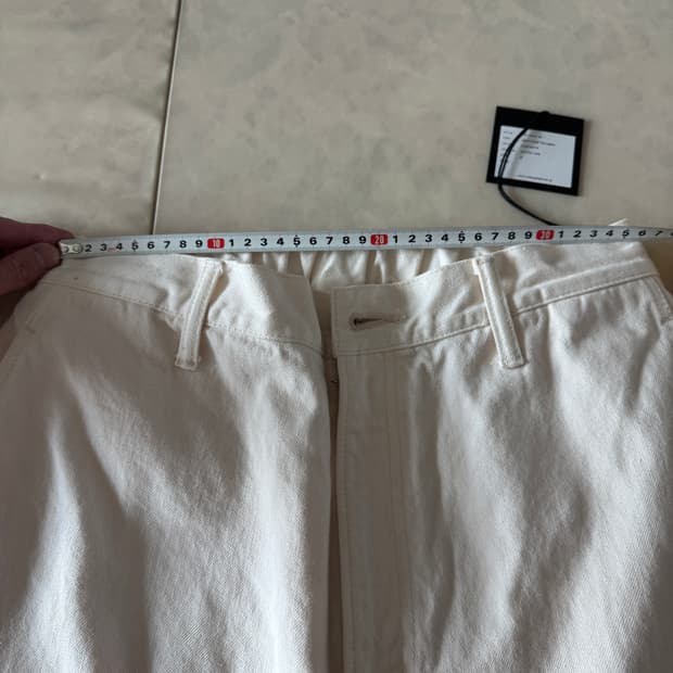 24fw Denim Wide Trousers - Ivory 3사이즈