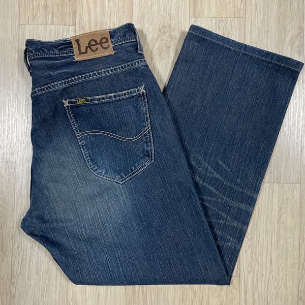 34) Lee 재팬 하드오일워싱 데님팬츠