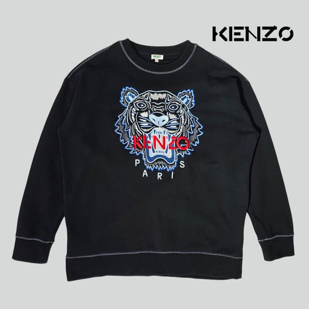 [M]겐조 KENZO 타이거 자수 맨투맨
