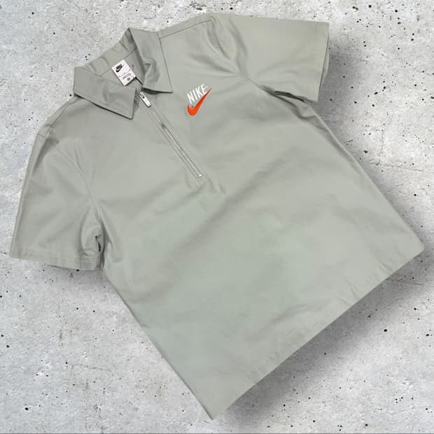 [M] 나이키 반집업 카라티 라이트올리브 오렌지 스우시 C450