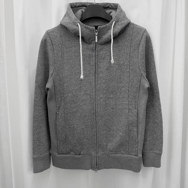 asm 니트 패널 투웨이 후드집업