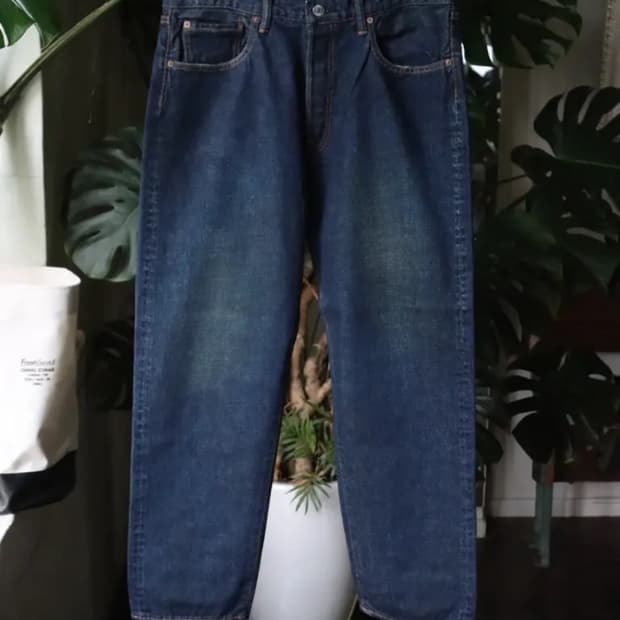 30/27) A.presse Washed denim pants