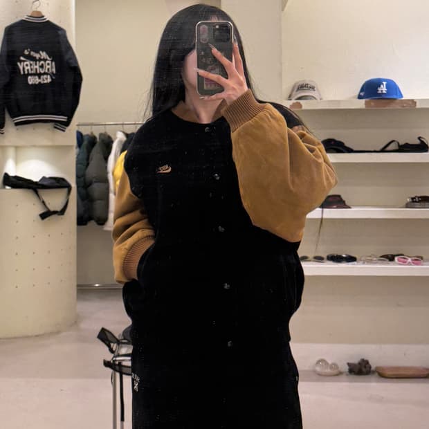 나이키 00s 올드스쿨 모직 바시티 자켓 U783