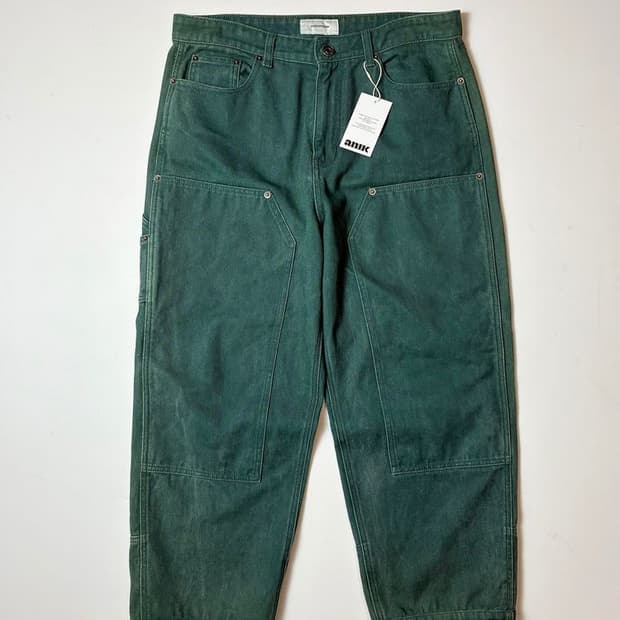 커스텀멜로우 24ss 피그먼트 더블니 팬츠 PN9153