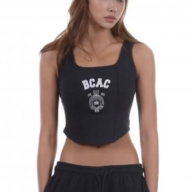 배드블러드 엠블럼 스웻 뷔스티에 - 그레이 M