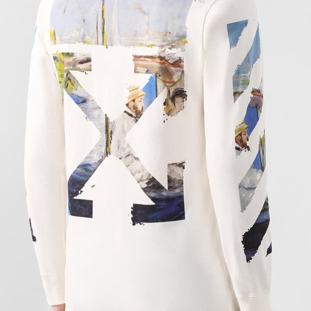 오프화이트 Off-White 유화 에로우 롱슬리브_M