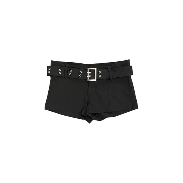 Japanese vtg 아일렛 벨트 숏츠