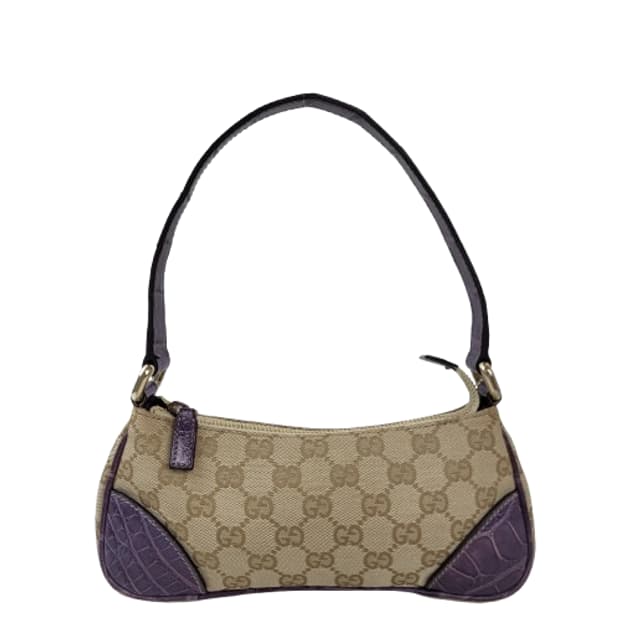 정품 구찌 GG 로고 자가드 미니백