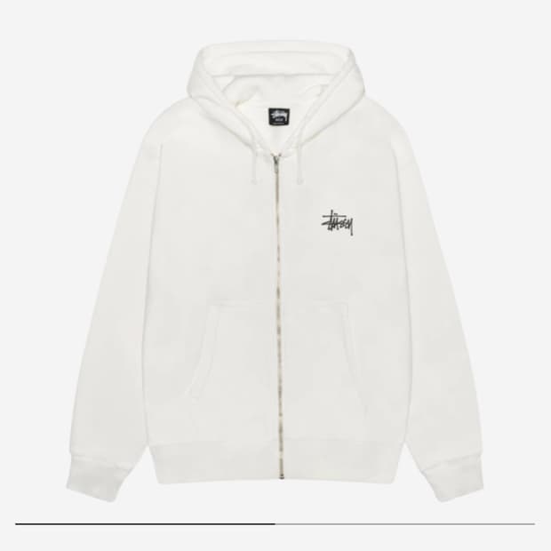 스투시 후드집업 Stussy Basic Zip Hoodie