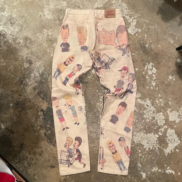 리바이스 커스텀 프린팅진 (31”)