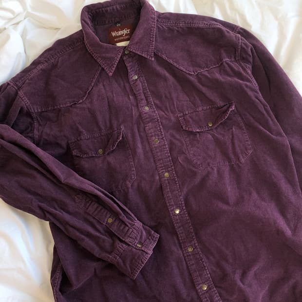 랭글러 골덴 셔츠