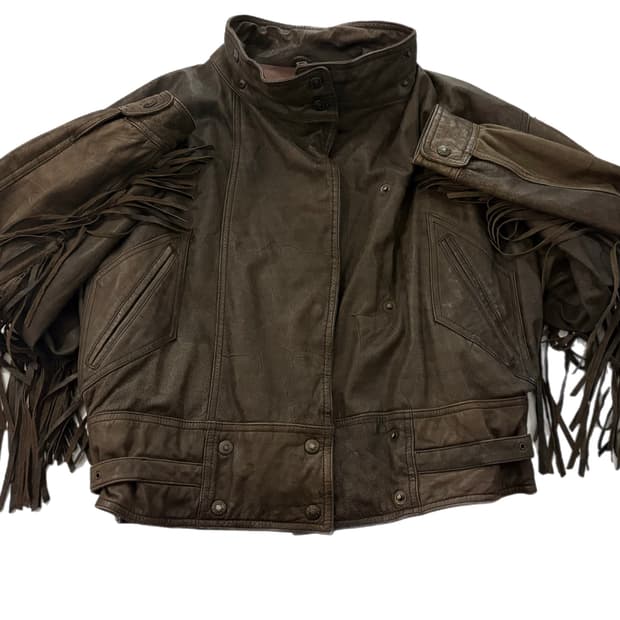 80-90’s vintage 웨스턴 레더 자켓 (남녀공용)