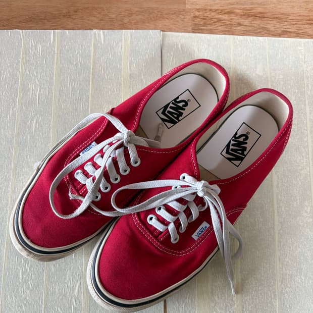 반스 어센틱 레드 270 사이즈