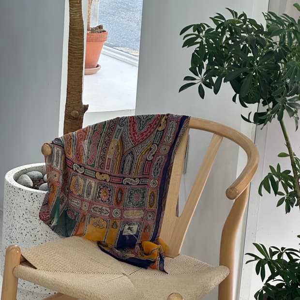 에트로 실크 숄 머플러