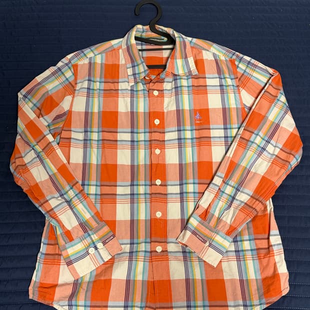 빈폴 체크 셔츠