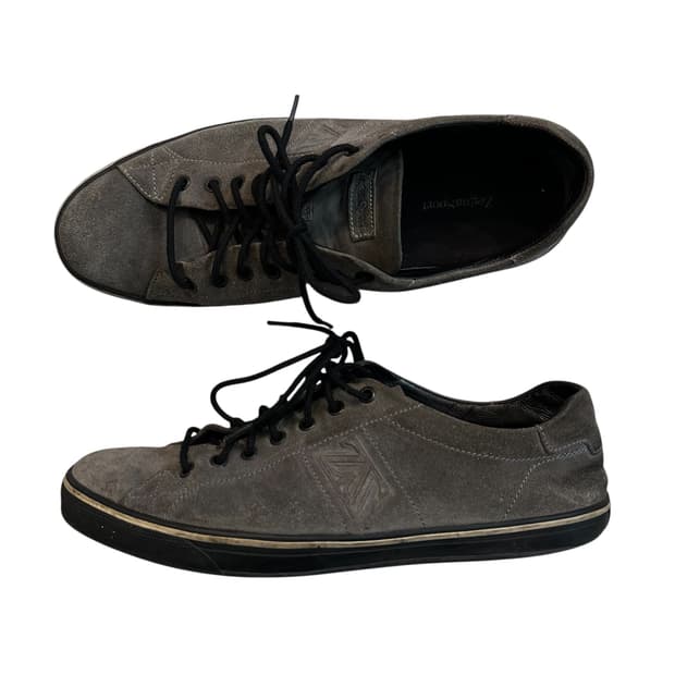 00s 제냐 Zegna Sport 스웨이드 스니커즈