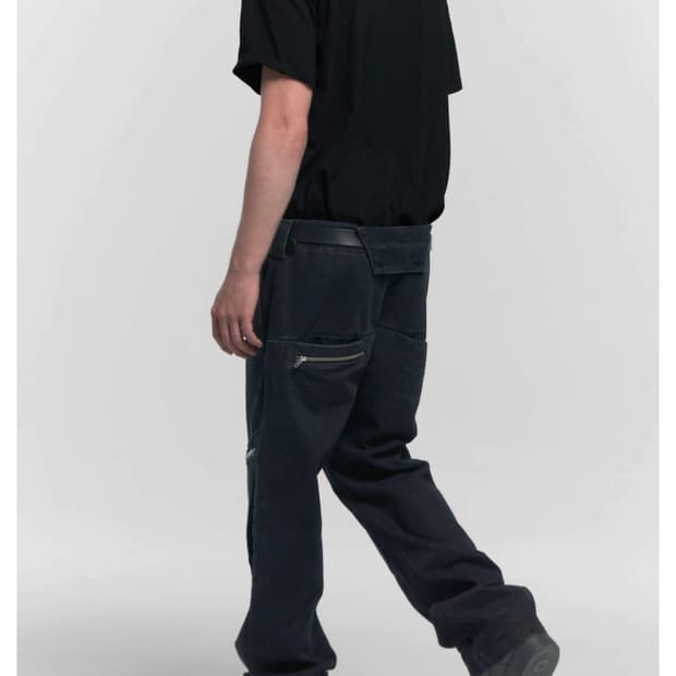 플라스틱프로덕트 REVEALED POCKET PANTS 블랙 L