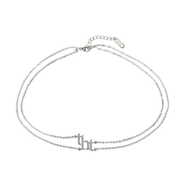 쓰리타임즈 shining choker necklace