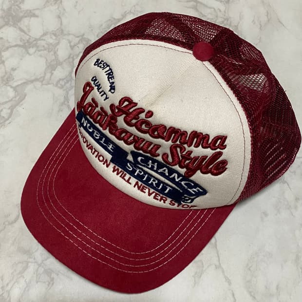 빈티지 레터링 메쉬캡 프리사이즈