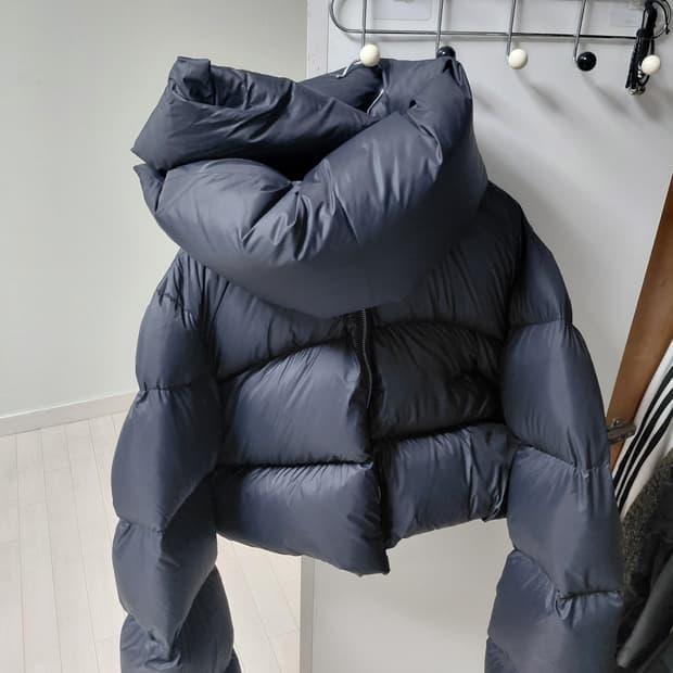 릭오웬스 18fw sisphus 퍼넬넥 패딩