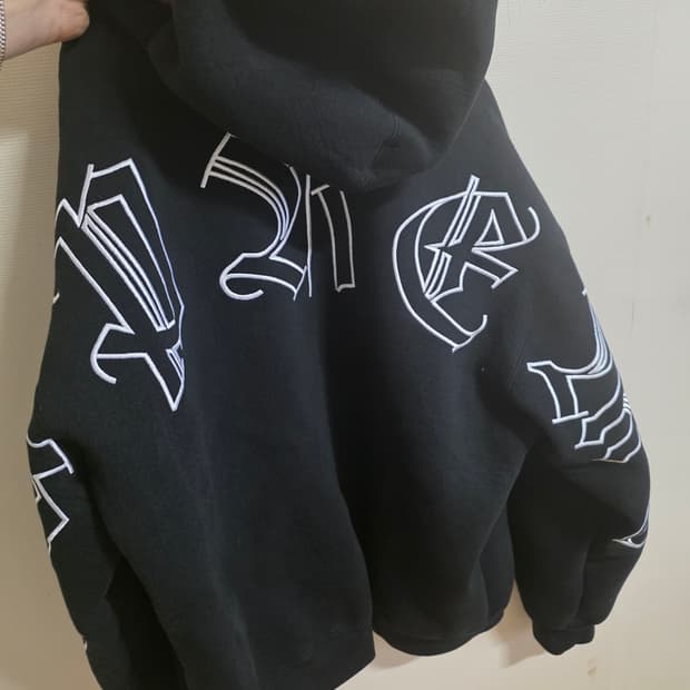 슈프림 포우 퍼 집업후드