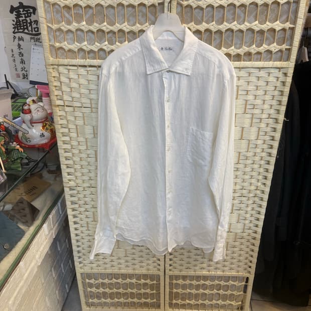 100-105 정품 로로피아나 린넨 셔츠 팝니다