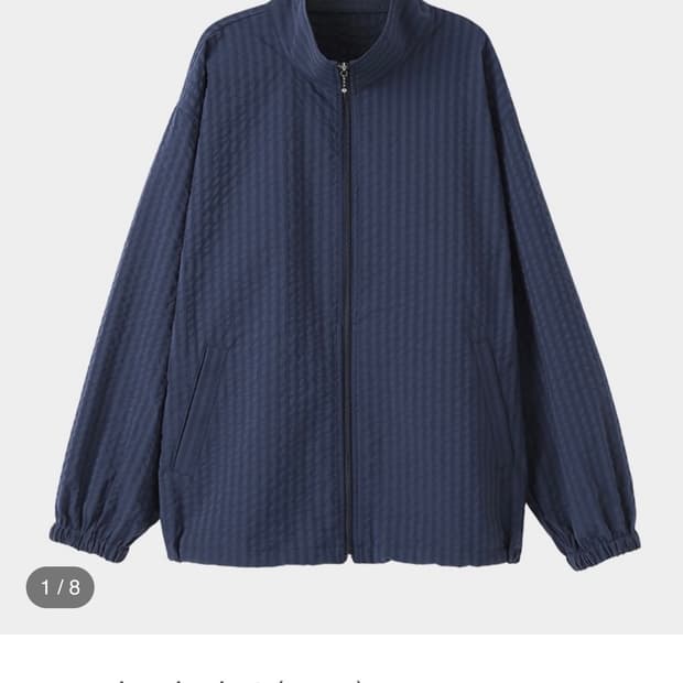 [2] 홈리(homly) 시어서커 자켓 집업 네이비