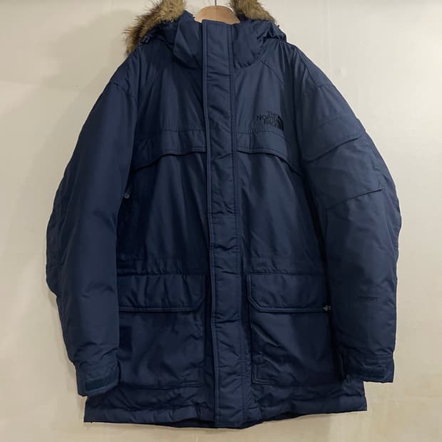노스페이스 하이벤트 구스다운 패딩 파카 네이비