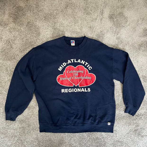 러셀 애슬레틱 네이비 맨투맨