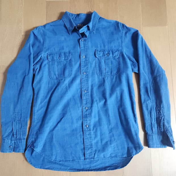 폴로 랄프로렌 인디고 샴브레이 셔츠(M)