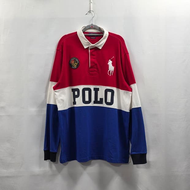 0145 POLO RALPH LAUREN 폴로 랄프로렌 러그비 셔츠 XL