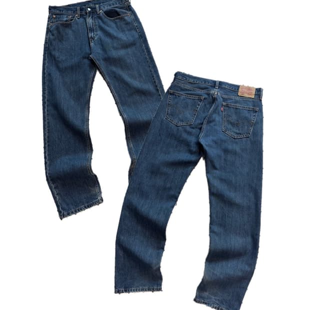 리바이스 505 레귤러핏 데님팬츠