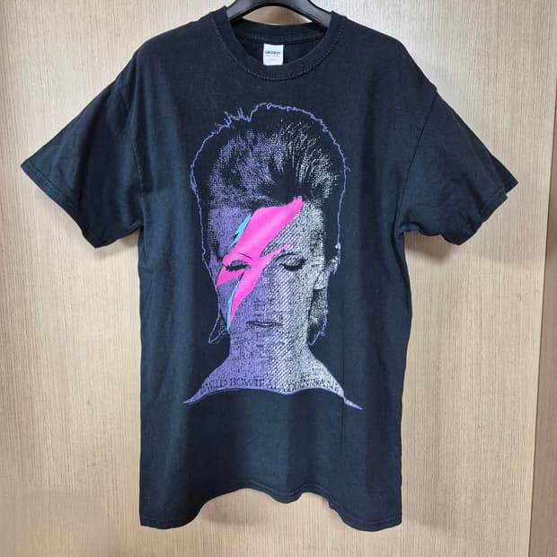 [M] 길단 GIldan 데이비드 보위 블랙 밴드 티셔츠