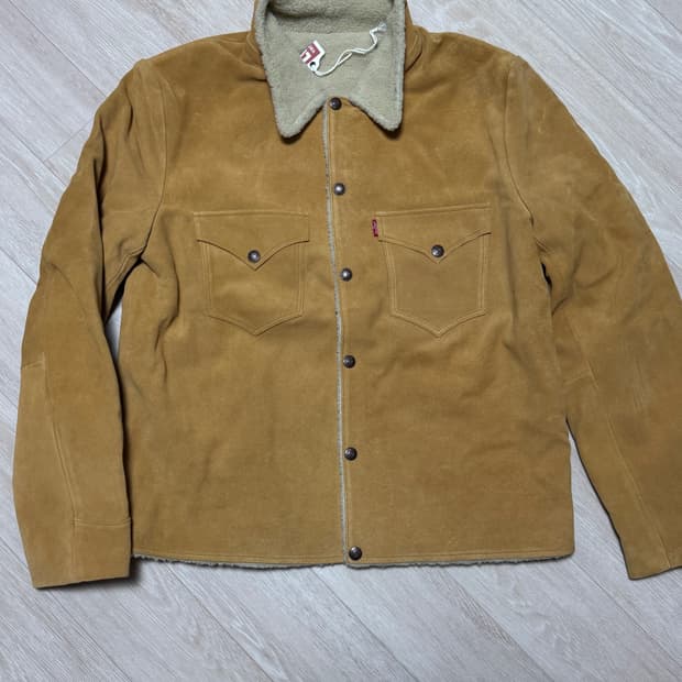 Lvc 스웨이드 무스탕 자켓