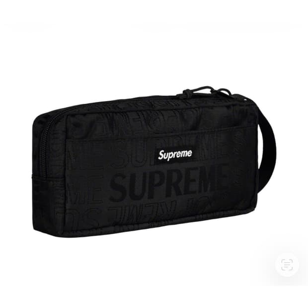 Supreme 슈프림 오거나이저 파우치 블랙 19SS