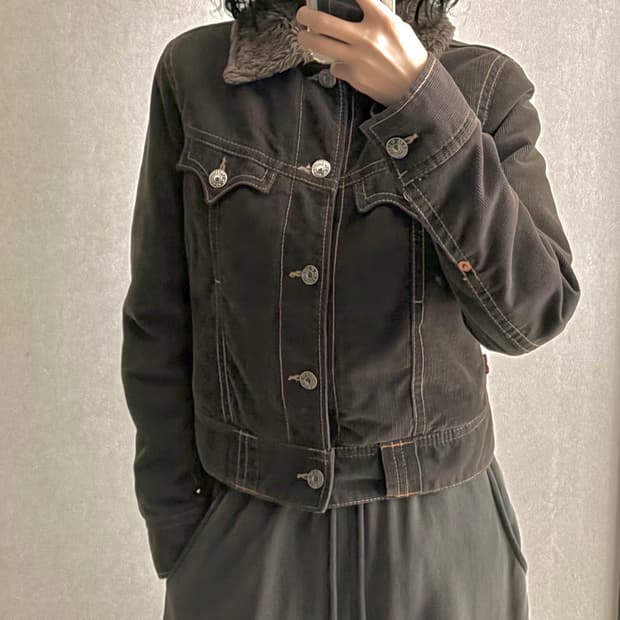 Levis 리바이스 타입원 코듀로이 쉐르파 자켓