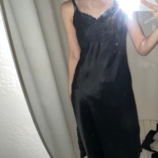 vintage lace slip onepiece 