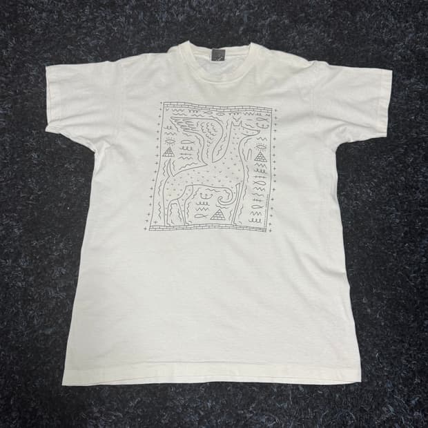 90‘s 애니멀 art t-shirt