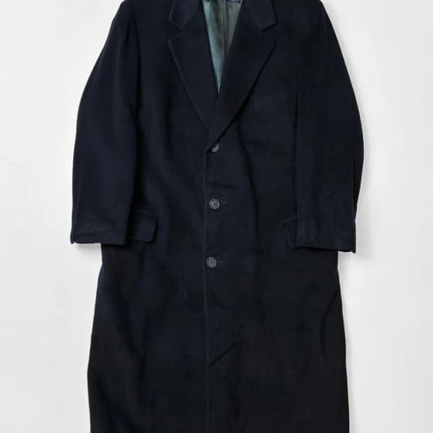 버버리 90s 울 캐시미어 롱 코트 PN5443