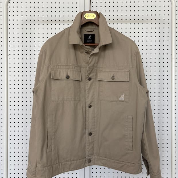 KANGOL Twill Trucker Jacket Size XL