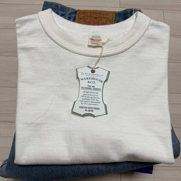새제품 웨어하우스 4601 반팔 티셔츠 XL